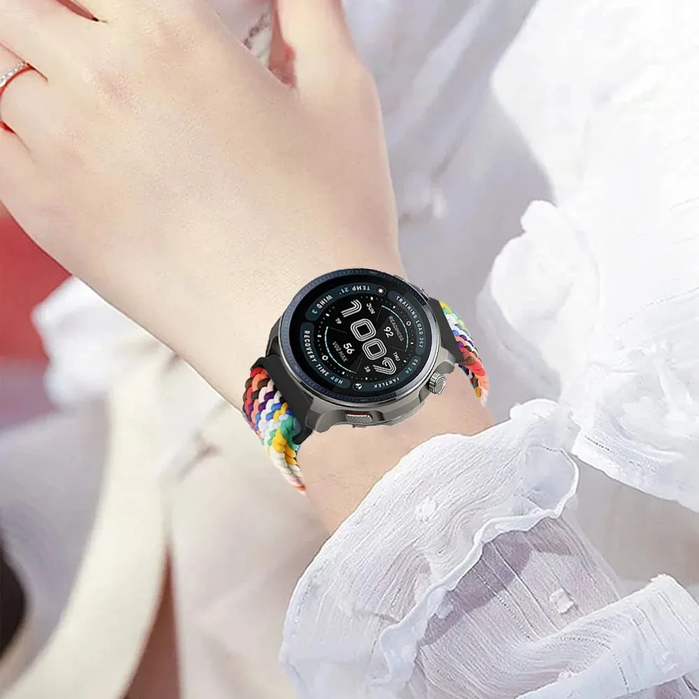 20 22 مللي متر حزام نايلون مضفر ل Amazfit Balance 2/Bip 6 5/GTR 47 مللي متر/GTR 4 3 سوار رياضي لملحقات Amazfit Active 2/GTS 4