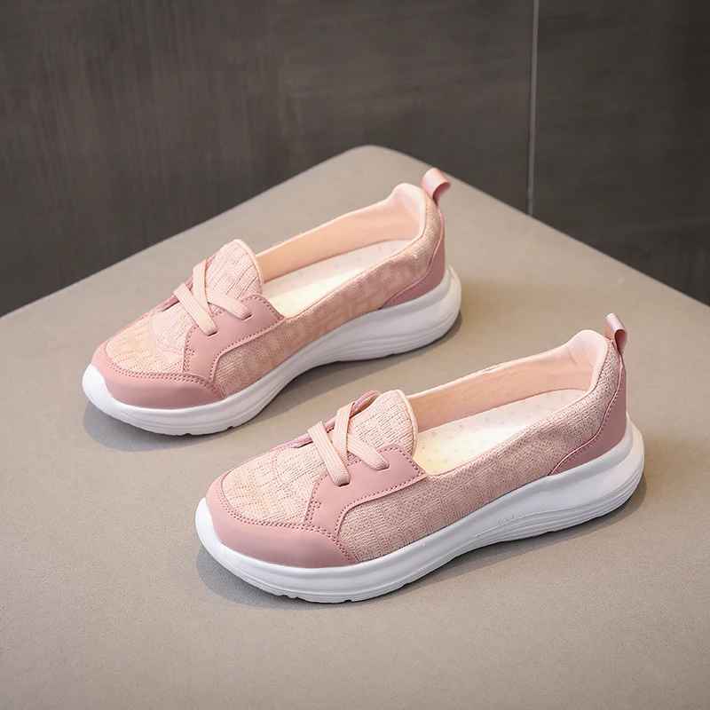 2023New Women\'s Shoes Summer Fashion Flat Lazy Sneakers Breathable Comfortable Light Shallow Mouth Slip-on Non-slip Casual Shoes