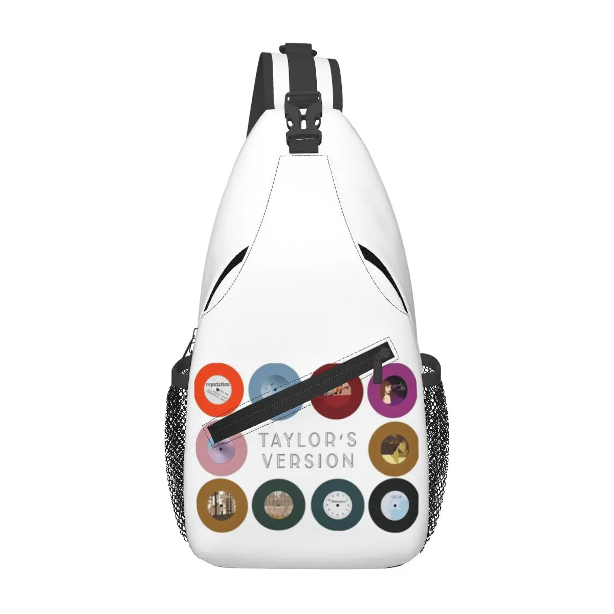

Taylors Version Eras Tour Albums Chest Bag Men Sling Crossbody Backpack Chest Bag Traveling Hiking Daypack Shoulder Bag