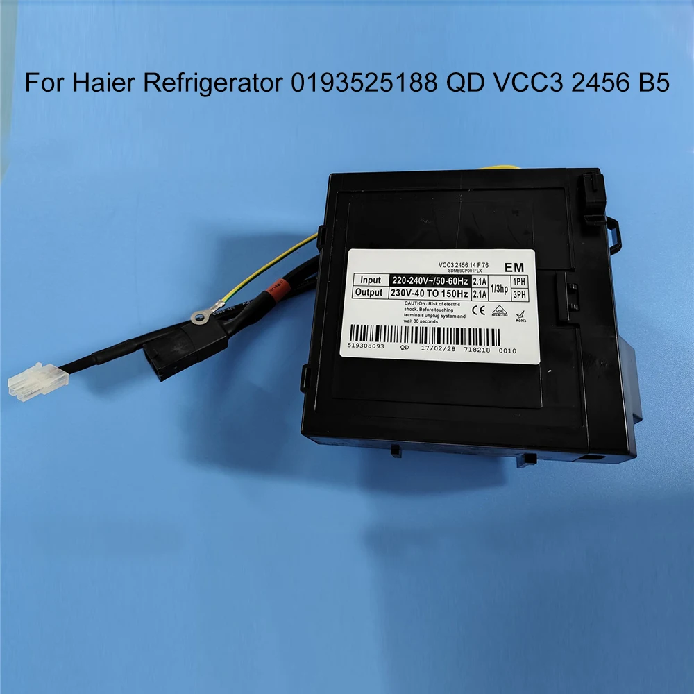 For Haier Refrigerator 0193525188 Inverter Fridge Embraco QD VCC3 2456 B5 Refrigerator Compressor Inverter Drive Control Board