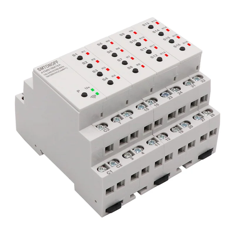 Imagem -04 - Tuya Wifi Interruptor Inteligente sem Controle Remoto 16 Canais Isolados 16 Gang Extension Smart Timer Controle de Voz