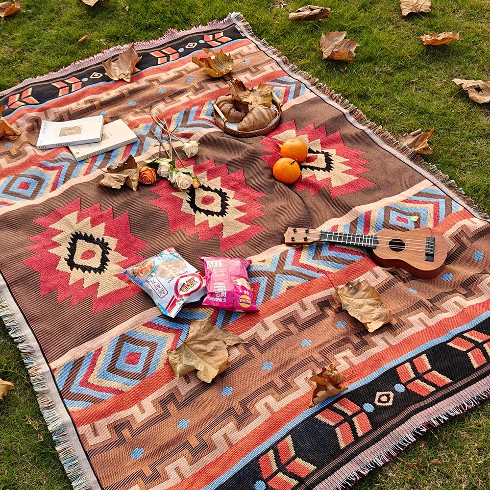 Western Boho Camping Blanket 5