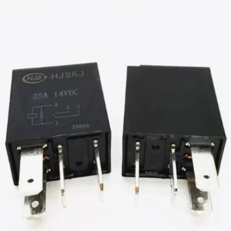 HJSKJ 35A 14VDC 4-pin Air Conditioner Low Beam Light Headlight Relay