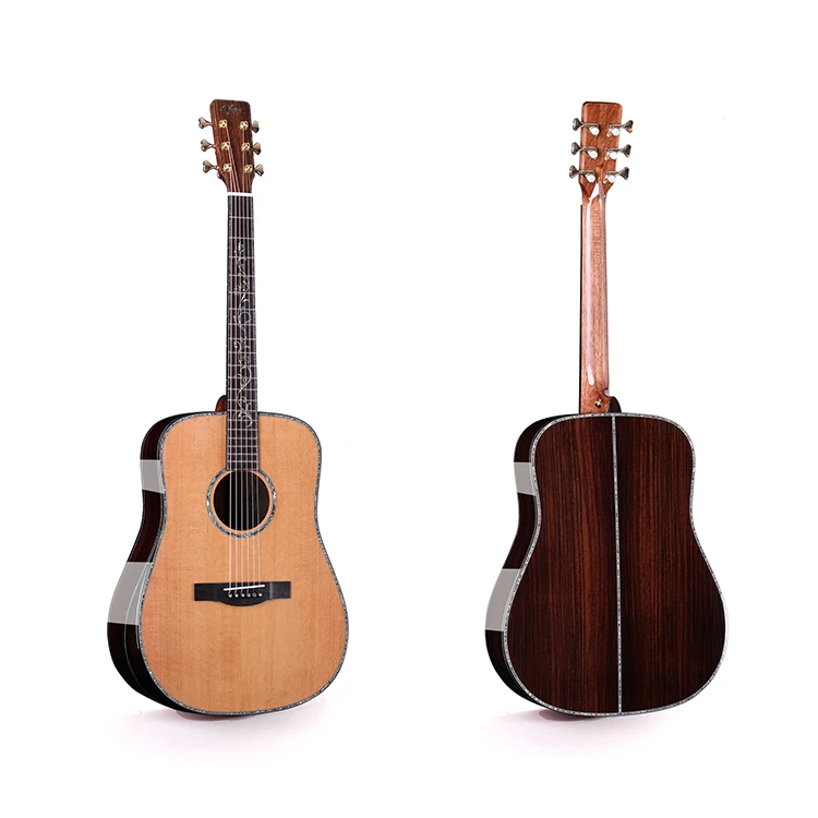 41 Inch Professional Acoustic Guitar High End Cedar Top Rosewood Back  Acoustic Guitar  AK-750