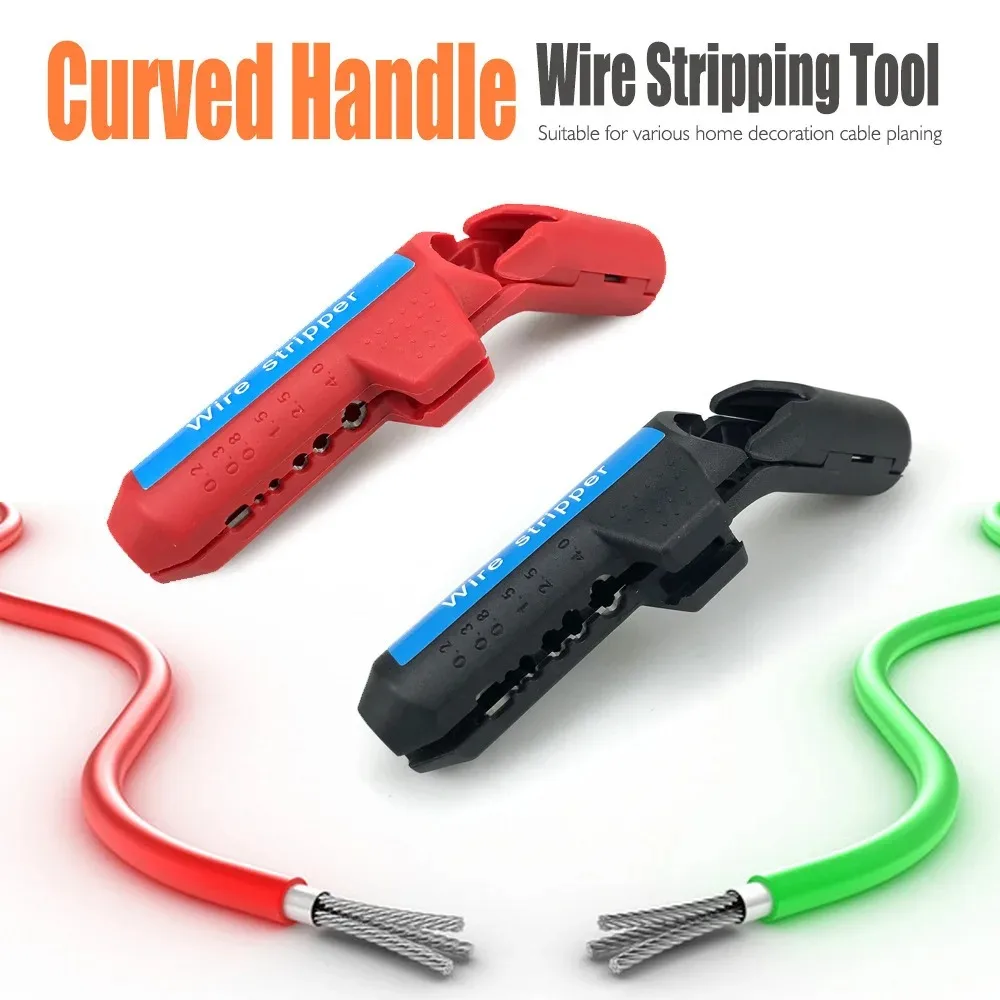 

Multi-function Curved Handle Wire Strippers Pliers Wire High Precision Wire Strippers For Electrical Cable Stripping Tool