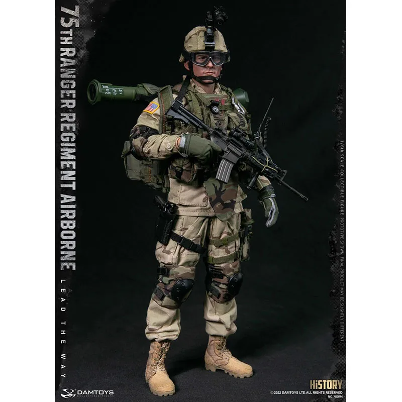 

In Stock Original DAMTOYS 78094 75 TH RANGER REGIMENT AIRBORNE LEAD THE WAY 1/6 Male Soldier Action Model Collection Toy Gifts