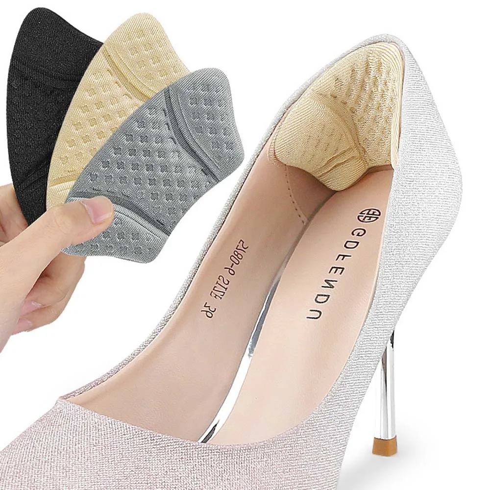 Sponge Heel Pads Insoles Patch Anti-wear Shoe Cushion Relief Feet Care Heel Protector Adhesive Back Sticker Shoes Insert