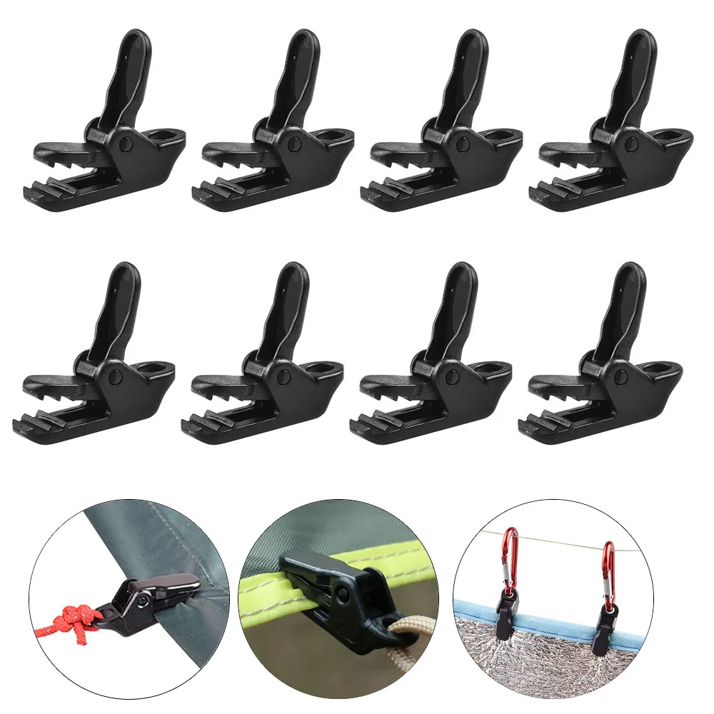 Hake Tighten Tool - Ganchos de sujeción para lona, pinzas de anclaje para tiendas de campaña, survival, clips para lona de caravana, abrazaderas para toldos y tiendas de campaña