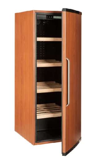 Free Standing Wine Cooler Display Upright Glass Door Wine Display Refrigerator showcase