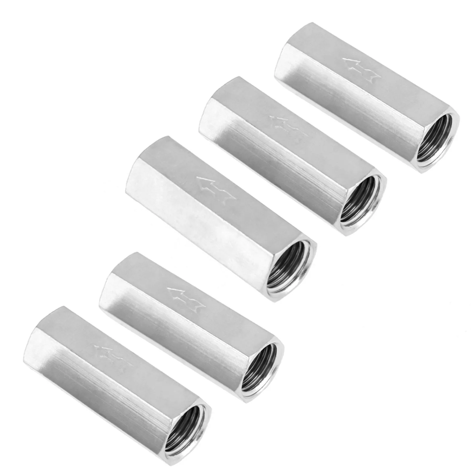 1/4'' Air Check Valve, 5pcs Copper 1/4'' Female Threaded Full Port One Way Air Check Valve Accessory