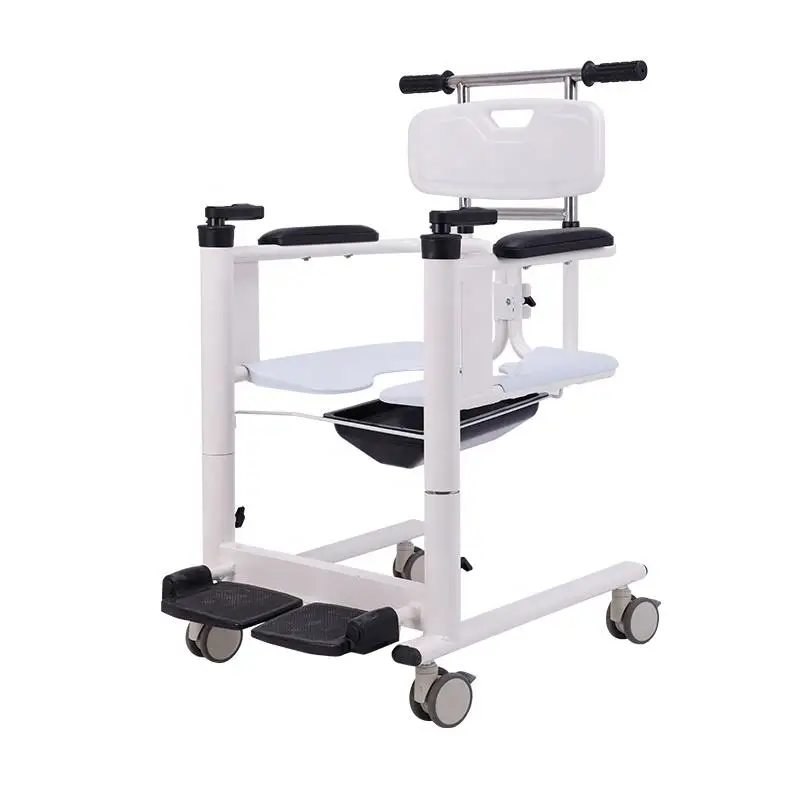 Wholesale elderly paralyzed lift  disabled transfer car with toilet patient transfer lift chair for hospital use