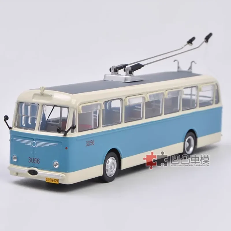 Car Model Collection 8TR Beijing Bus Trolley Original Factory 1:64 Simulation Alloy Car Model Decoration Collectibles Gift