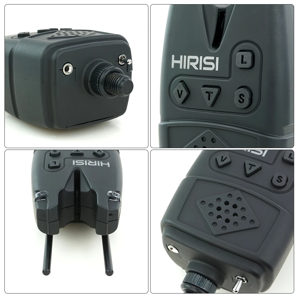 Hirisi B160 Carp Fishing Bite Alarm with Volume Tone Sensitivity Control 6-Color LED Indicator Fishing Alert System - view 3