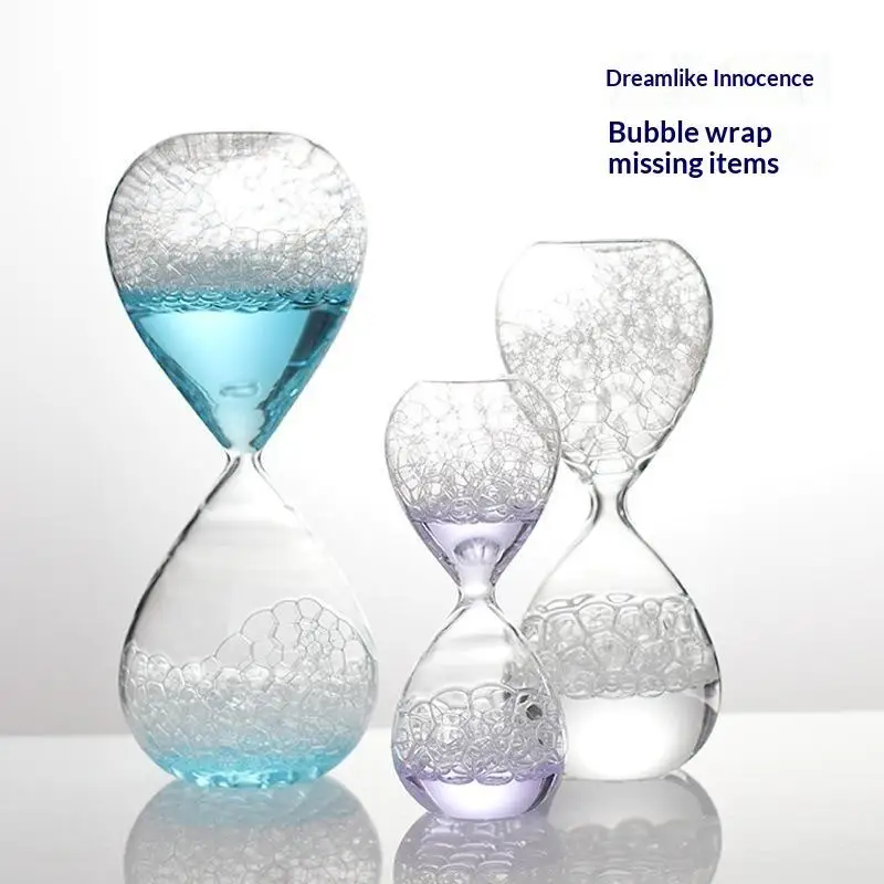 1Pc Bubble Singing Crystal Bubble Singing Timer Handmade Craft Desktop Decoration For Kids And Adults