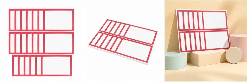 20Sheets Painting Paper Frame Colorful Mounting Paper for DIY Drawing Graffiti Crayon Art Projects School Use