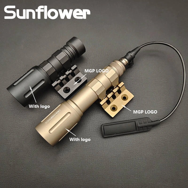 Sotac Tactical Flashlight V2 Flashlight Weapon Lamp Metal1300Lm Huitng Rifle Airsoft Scout  Light For Mlok Keymod Rail