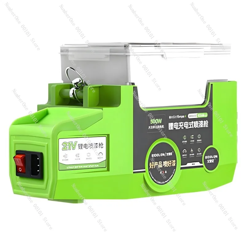 Lithium battery high pressure airless sprayer, backpack plunger type, small wall latex paint electric paint gun
