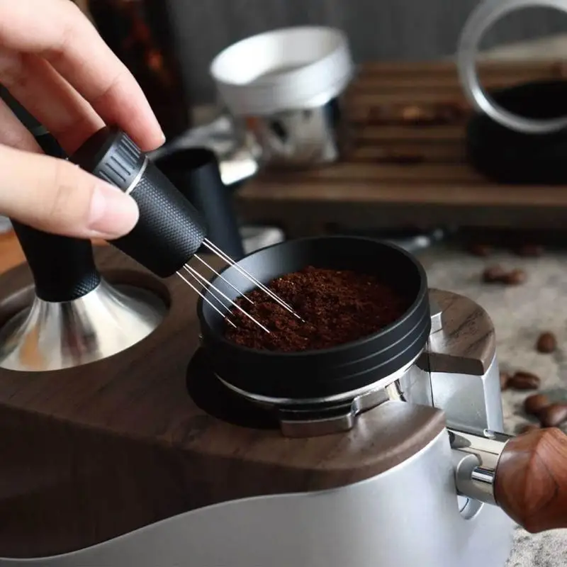 L8RE Coffee Powder Receiving Dosing Funnel Ring for SagePortafilter Brewing Tamper