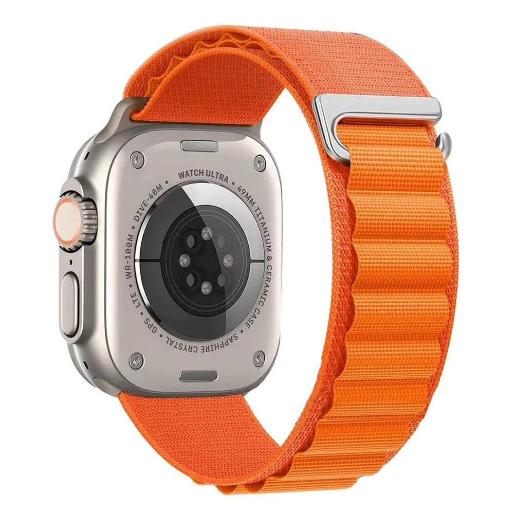 Alpine Loop Strap For Apple Watch Ultra 2 Band 49mm 10 9 8 7 45mm 41mm 42mm 46mm Nylon Sports Bracelet iWatch 6 5 4 3 SE2 Belt