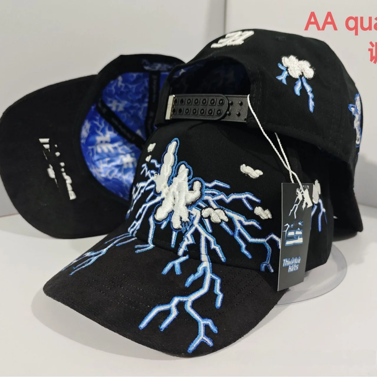 قابل للتعديل للجنسين الكتابة على الجدران AA المطرزة إلكتروني قبعة بيسبول الشارع نمط الشمس حماية قبعة الهيب هوب القطن الكتان المواد #4