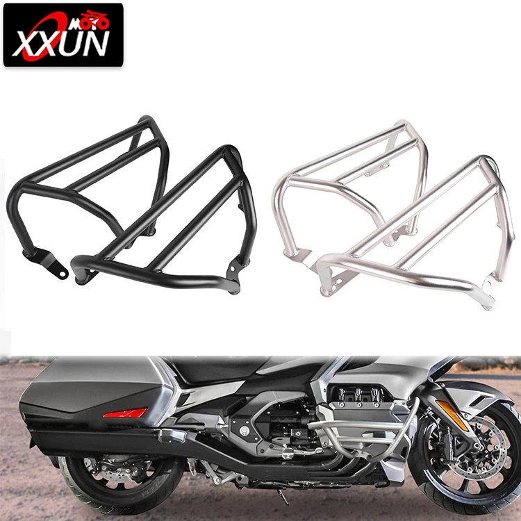 XXUN Motorcycle Accessories Engine Guard Crash Bar Frame Protector Bumper for Honda GL1800 F6C 2018 2019 2020