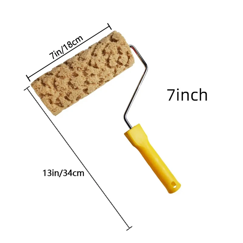 6 "/7"/8 "размеры, валик для краски из пенопласта, кисть с искусственной текстурой морских водорослей для декора стен, инструмент для рисования своими руками