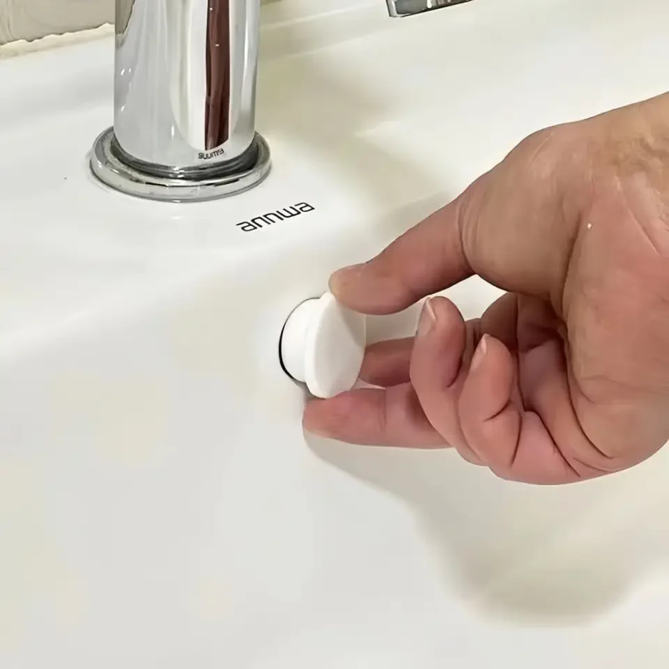 

Уплотнительная пробка для кухонной раковины, ванной комнаты, 2/4 шт., пробка для воды для умывальника, белая круглая силиконовая заглушка для перелива, аксессуары для ванной комнаты