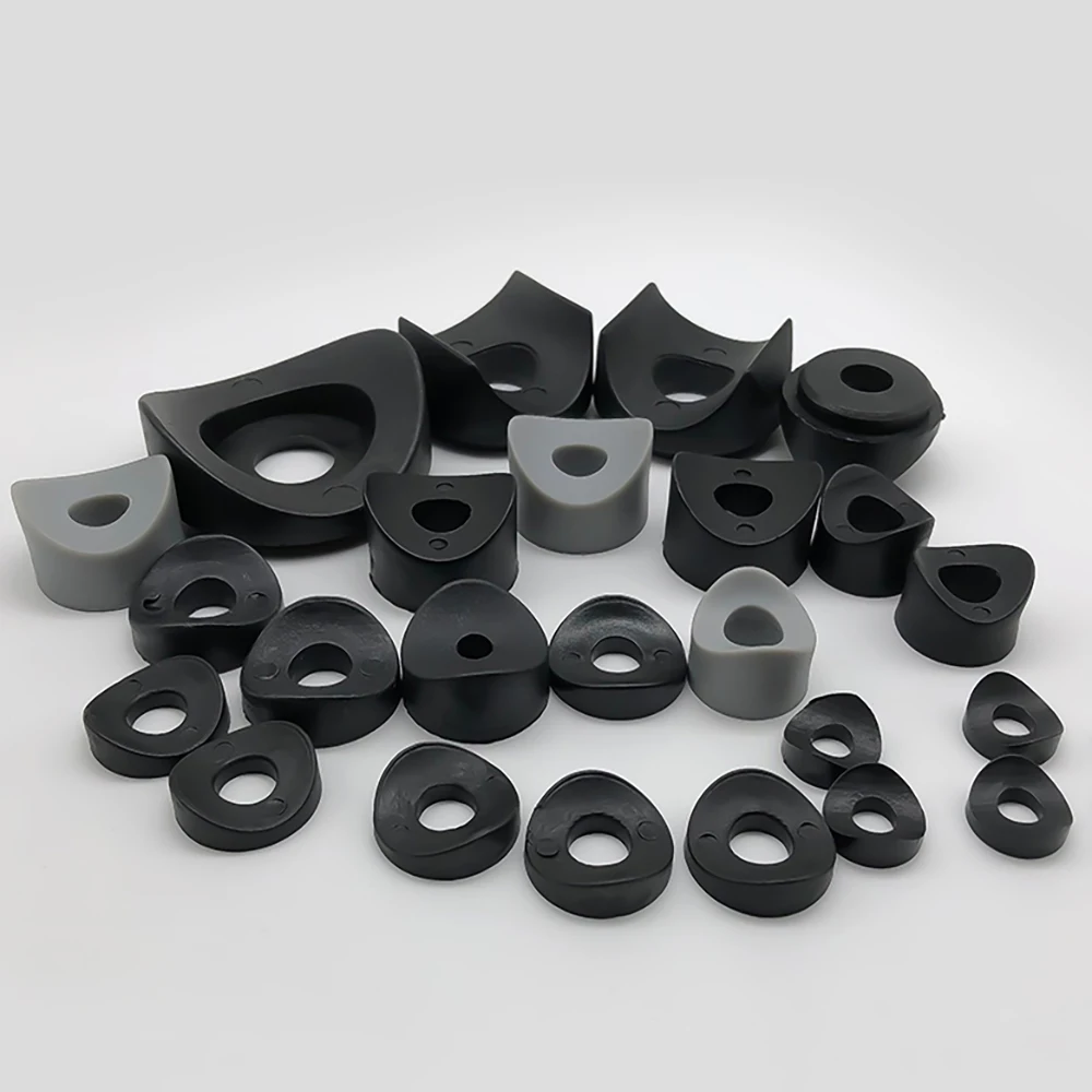 M5 M6 M8 M9 M14 M15 Plastic Pads Office Chair Legs Duckbill Pads Black / White Plastic Connectors Furniture Accessories