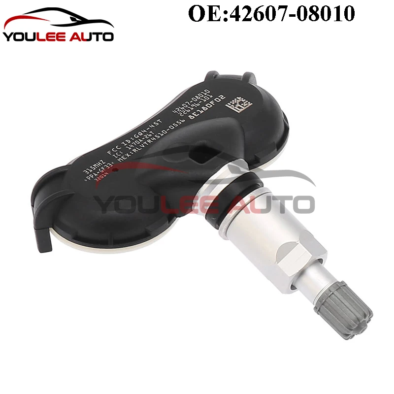 

Новинка 42607-08010 4260708010 TPMS датчик давления в шинах 315 МГц для Toyota Sequoia 09-17 Sienna 06-20 Tundra 12-17 автозапчасти 4 шт.