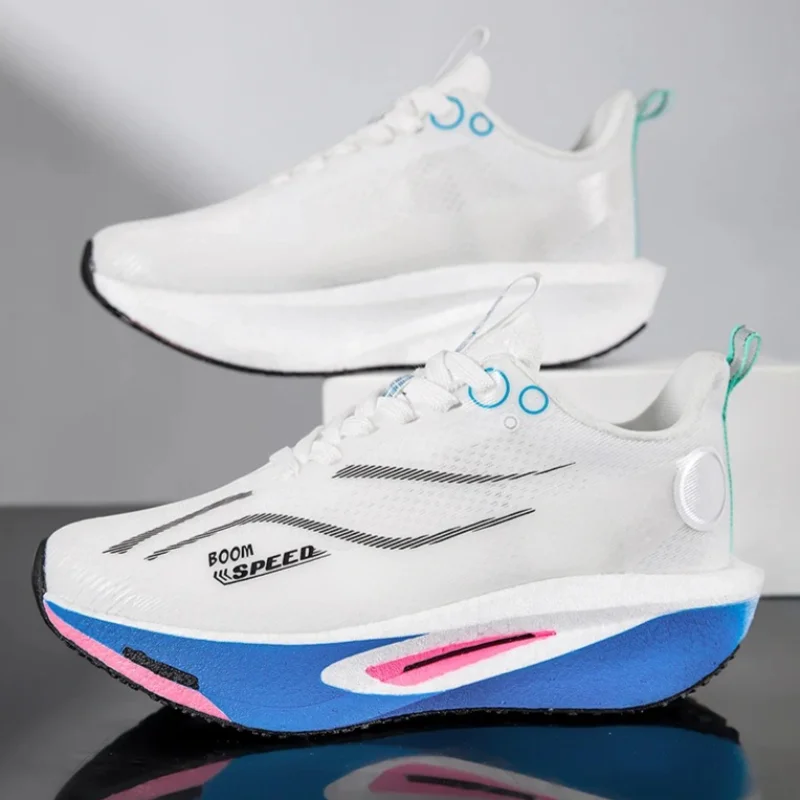 Zapatillas para correr hombre y mujer con placa carbono transpirables