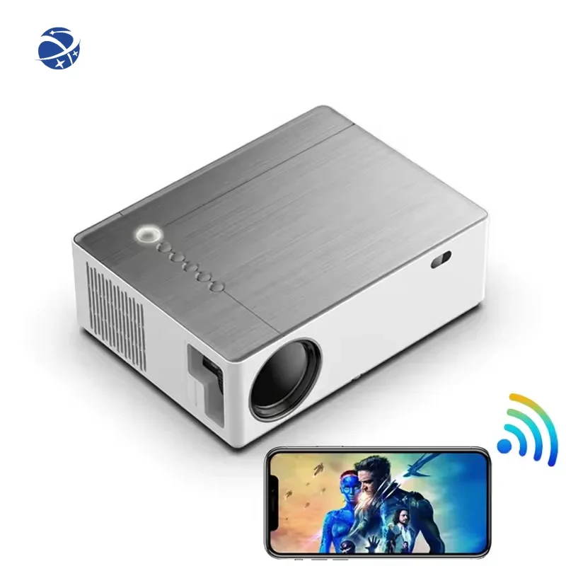 Projector 4k Short Throw 1080P WIFI Projector Screen Mirroring Movie Projectors Home Theater Mobile Phone Proyector Smart Beamer