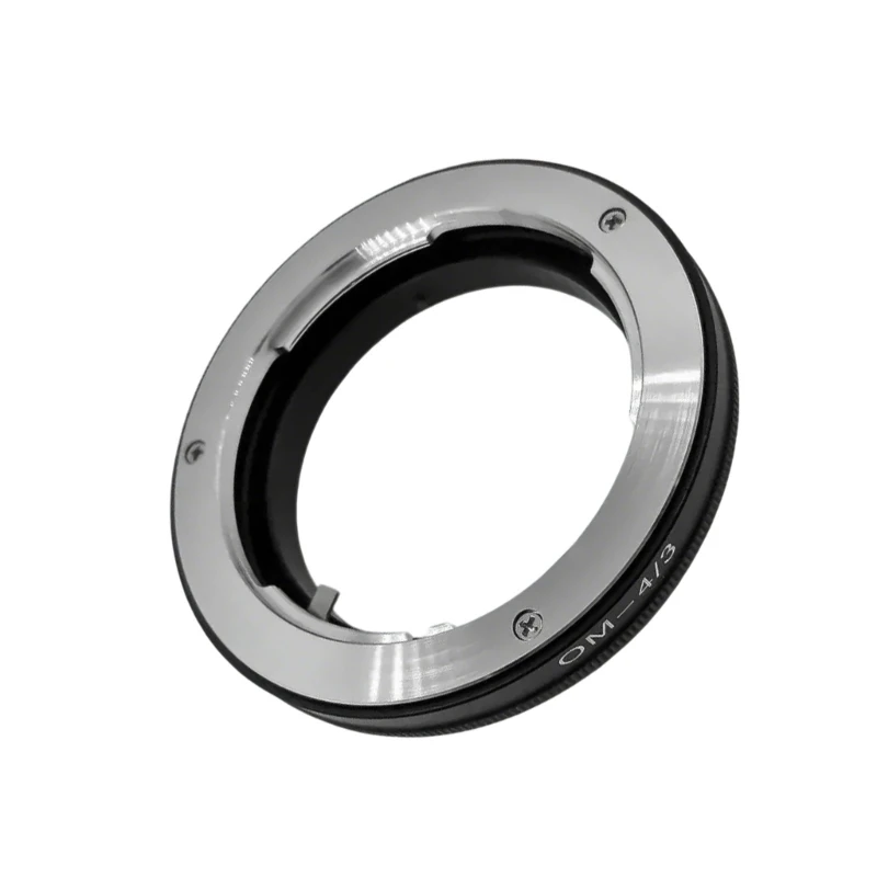 อะแดปเตอร์เมาท์เลนส์อลูมิเนียมอัลลอยด์ OM ถึง 4/3 การโฟกัสแบบแมนนวลสำหรับกล้องดิจิตอล