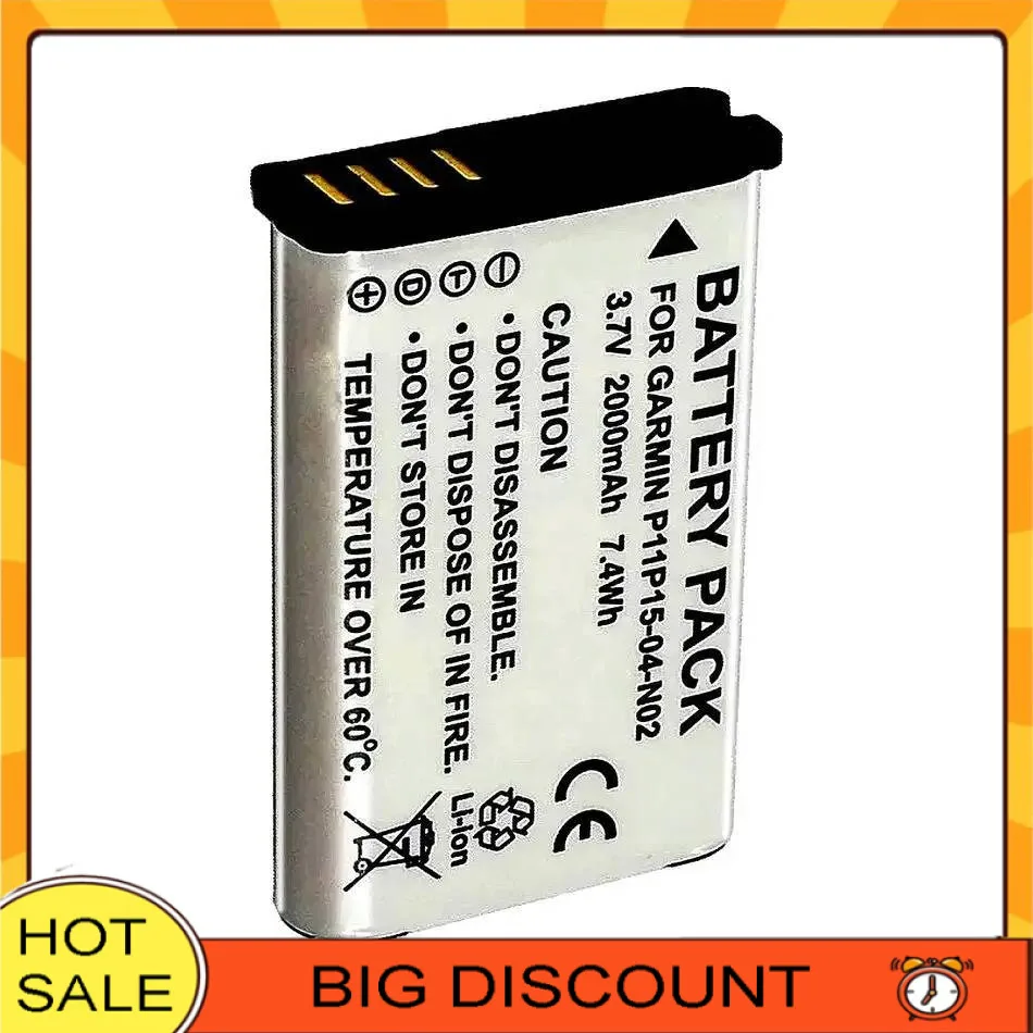 

2000 мАч GPS-аккумулятор для Monterra Garmin 680T 650T 610T 600T ручная экшн-камера Virb 010-11654-03 прочный