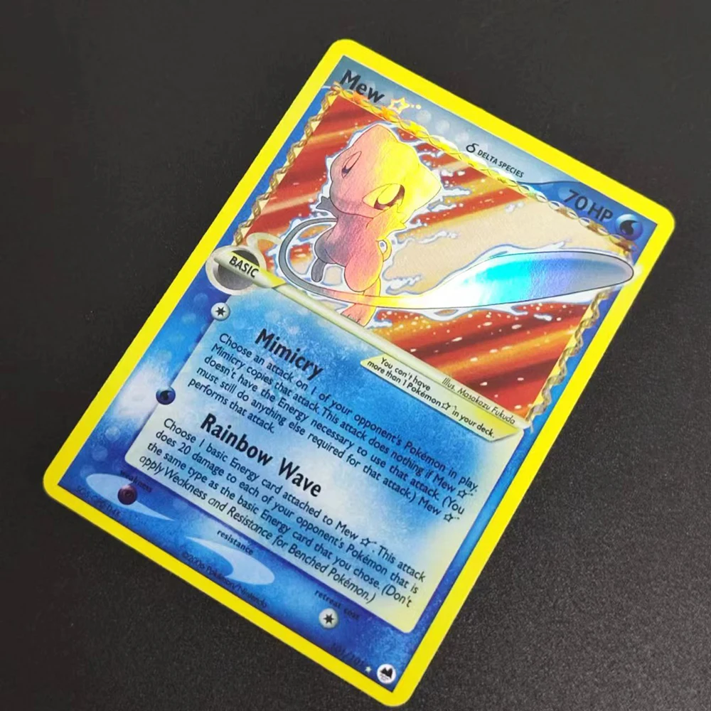 Self Made Proxy PTCG English/Japanese Mew Gold Star Delta Species #101 Dragon Frontiers Hobby Collection Flash Card Toy Gift - AliExpress 26 Self Made Proxy PTCG English/Japanese Mew Gold Star Delta Species #101 Dragon Frontiers Hobby Collection Flash Card Toy Gift - AliExpress 26