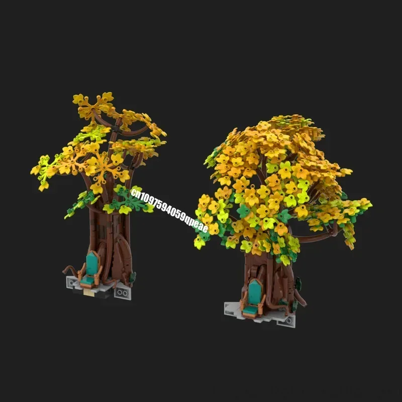New 958Pcs Famous The Rings Movie Series Moc-216710 Lusher Trees Model Custom Puzzle Diy Creative Ideas Kid Toy Birthday Gifts view 3