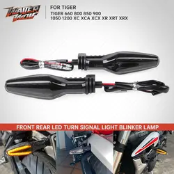 Smoke LED Turn Signal Flasher Blinker Light For Daytona 675 765 Tiger 800 1200 XC XR XCA Street Triple 675 765 Speed Triple 1050