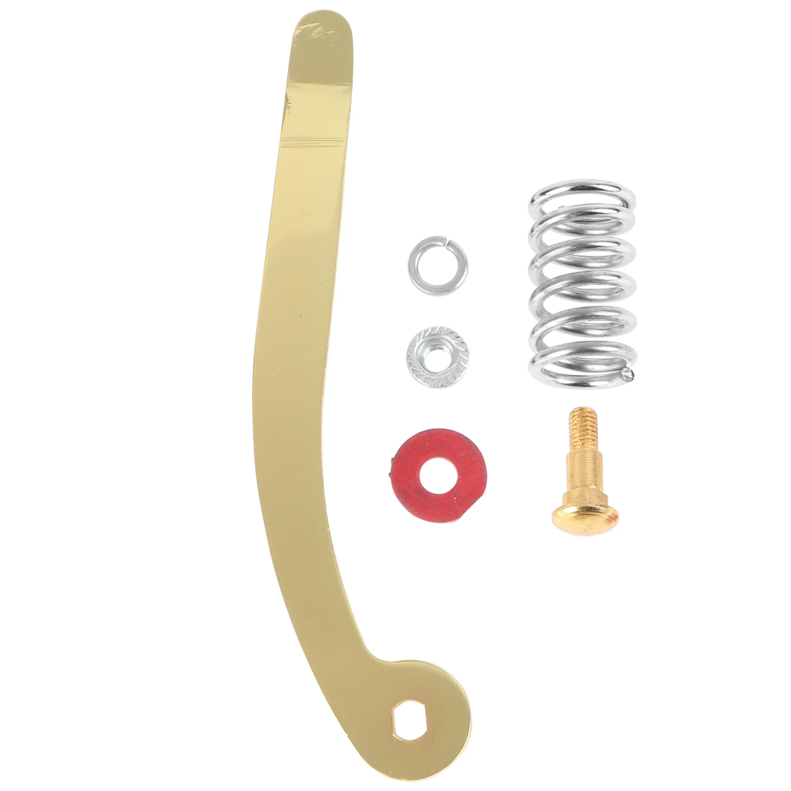 

Guitar Vibrato Tailpiece Electric Guitar Parts Silver Color Tremolo Bridge Whammy Bar Spring Screw Pad Durable Replacement