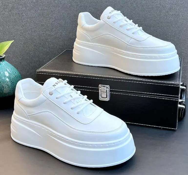 

Новые весенне-осенние кожаные кроссовки для мужчин, летние повседневные дышащие уличные прогулочные туфли на плоской подошве