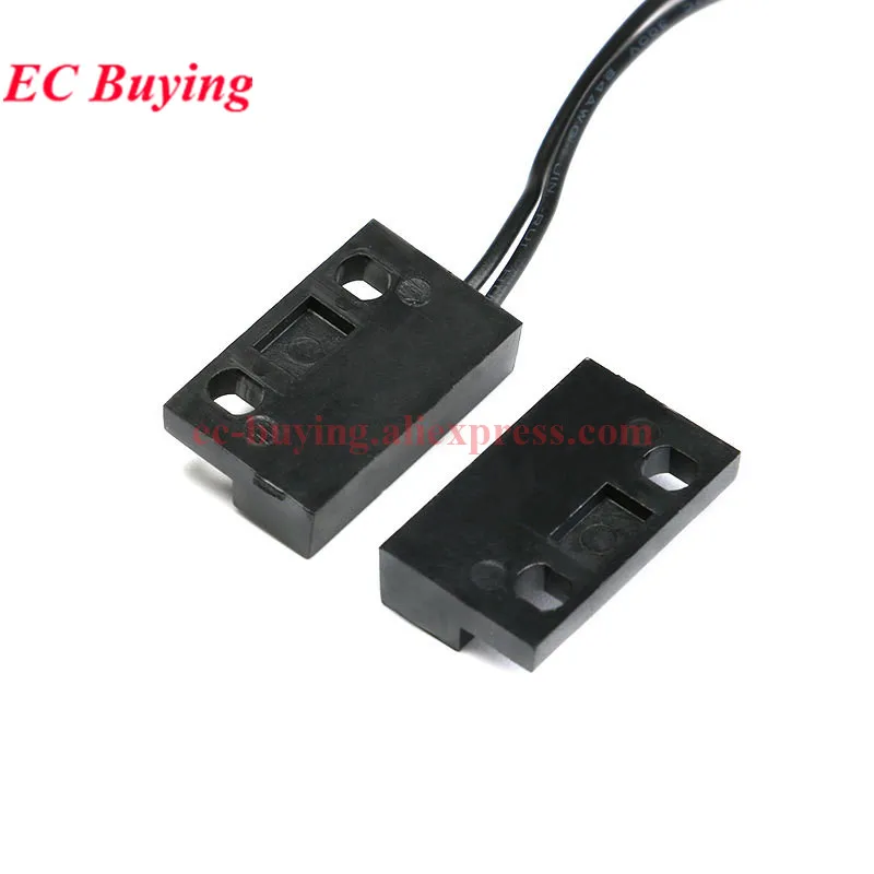 1-10Pcs PS-3150 Reed Switch Sensor PS3150 Normally Open NO Proximity Magnetic Door Window Contacts 30cm Wire Inductance Distance