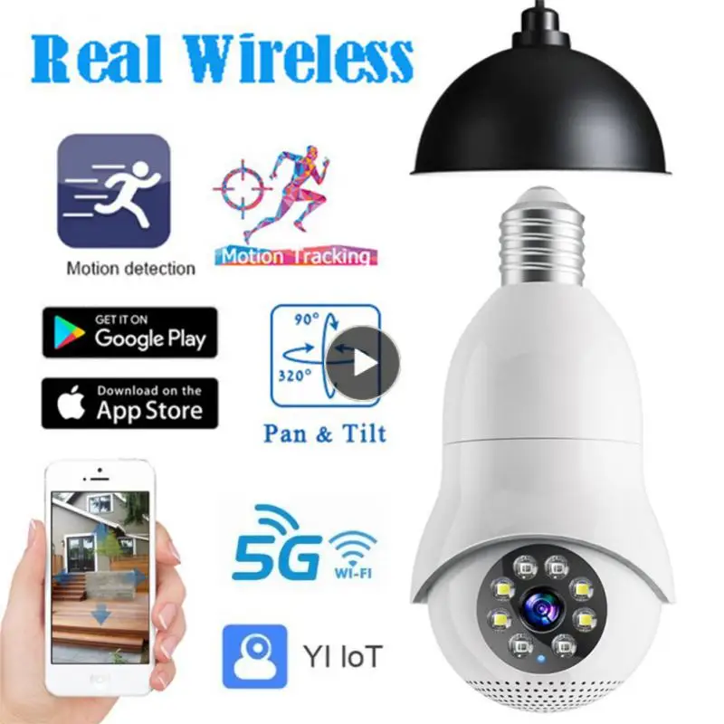 Wifi Ip Camera With Microphone 1080p Motion Detection 360 Degree Infrared Night Smart Home Security Home Security