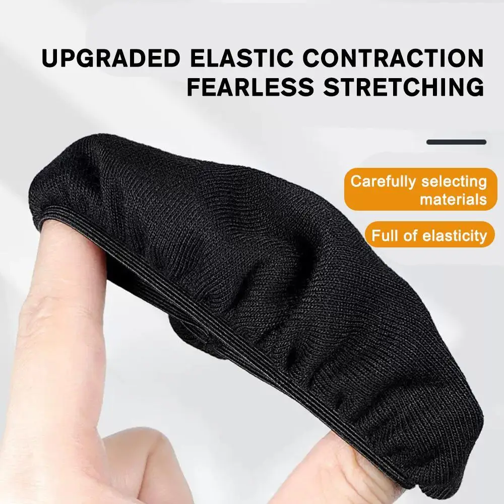 Reusable Hygienic Universal Soft Washable Headphones Elastic Protective Dust Proof Earpad Covers Non Woven Cloth 1Pcs