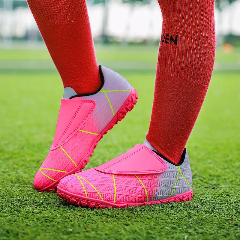 Original Fashion Football Sneakers for Children Professioanl Indoor Soccer Turf Shoes Size 29-39 Brand Sneakers Child Trainers