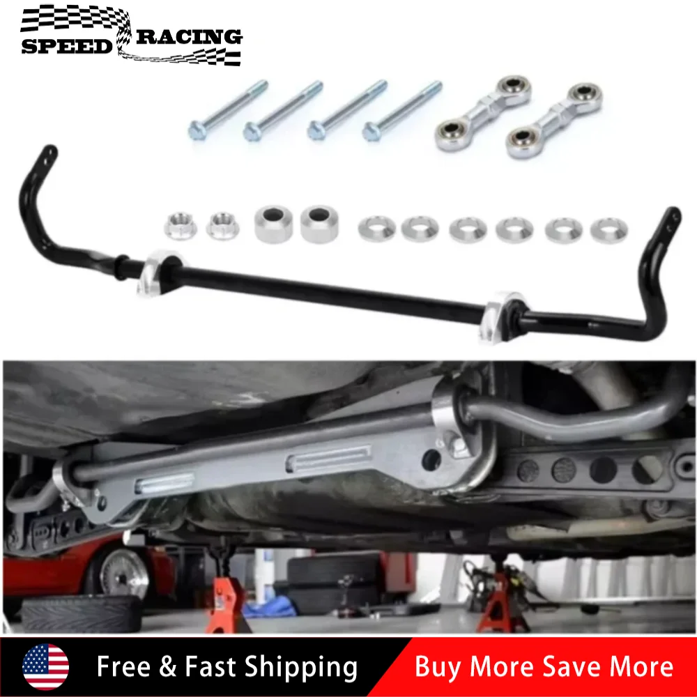 

Комплект заднего стабилизатора поперечной устойчивости 24 мм для Honda Civic DEL SOL 1992-2000 1994-2001 Acura Integra 4-дверный черный