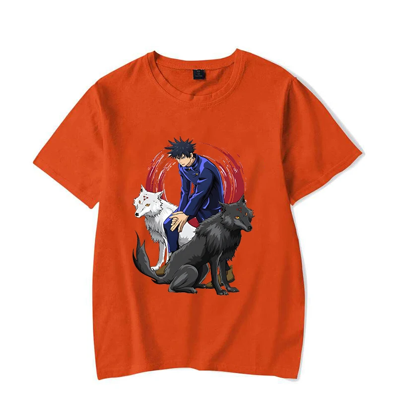 New Fushiguro Megumi Print Short Sleeve T Shirts Men Men Shirts Summer Short Sleeved Anime T-shirts Comfy Soft Shirts Loose Tops - Image 3