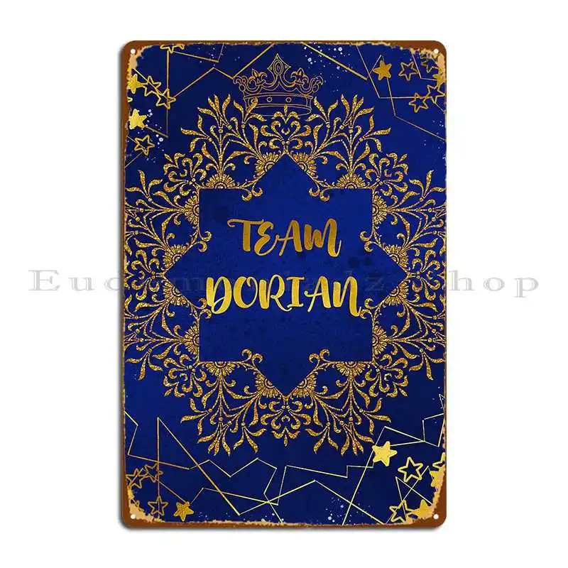 team dorian Metal Sign Pub Pub Pub Plates Designing Vintage Tin Sign Poster