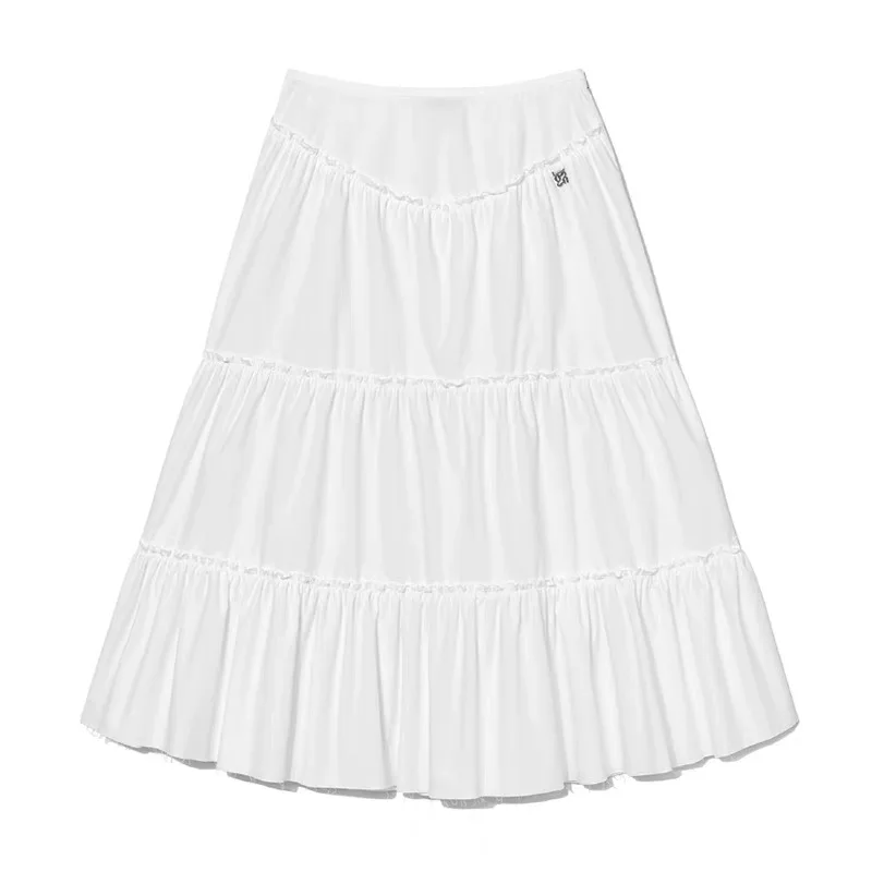 

Jennie Lace A-Line Skirt Spring 2024 Faion Ladies Premium Quali f-length Skirts Other Material