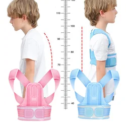 Back Corset Posture Corrector Belt Shoulder Support Waist Brace Adjustable Back Posture Correction for Adults Kids for Girl Boy