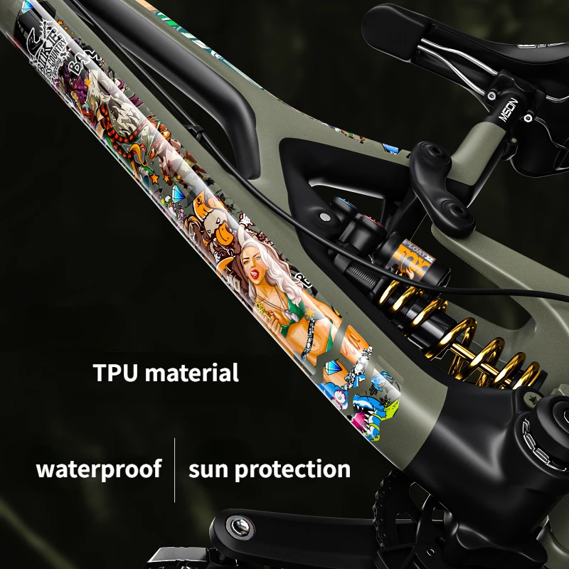 TPU Bike Protective Film MTB Road Bicycle Frame Care Protection Chain Decals Cycling Repair Scratch Anti-Scratch Sticker