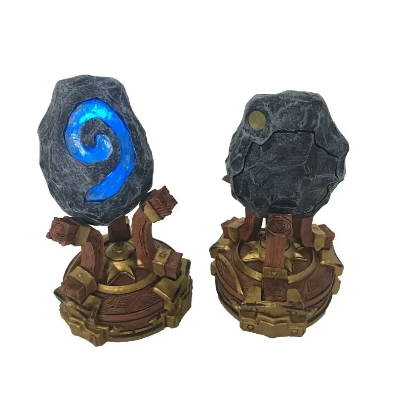 [Funny] 19cm Game WOW HearthStone with LED Light Action Figure Collectible Model Home Decoration Statue toy Crafts gift