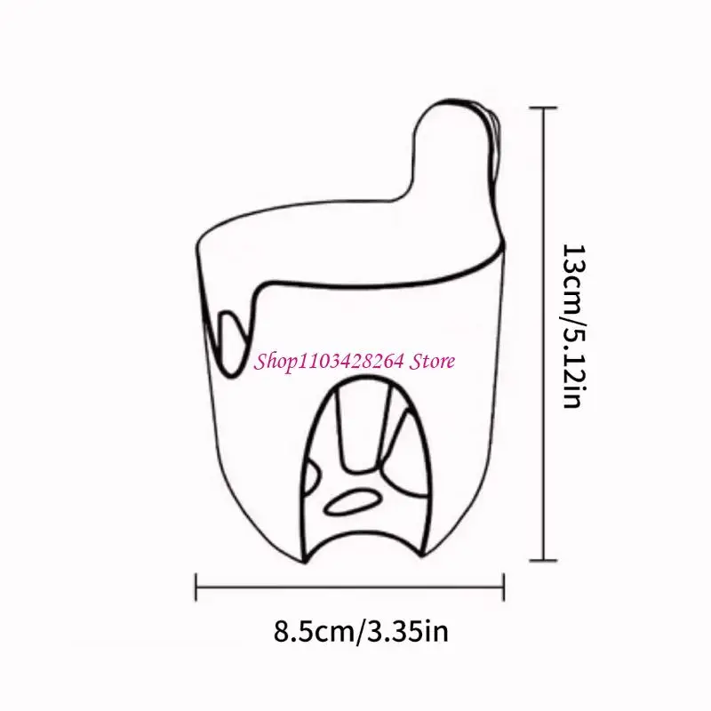 Space Saving Strollers Cup Holder Stand Wide Base Prevents Spills PP